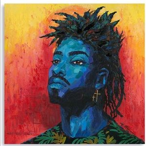 NEW! Native Men Canvass Wall Art Decoration 2 PCs.